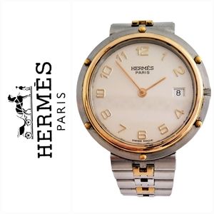 HERMÉS OLYMPIA TWO TONE UNISEX WATCH